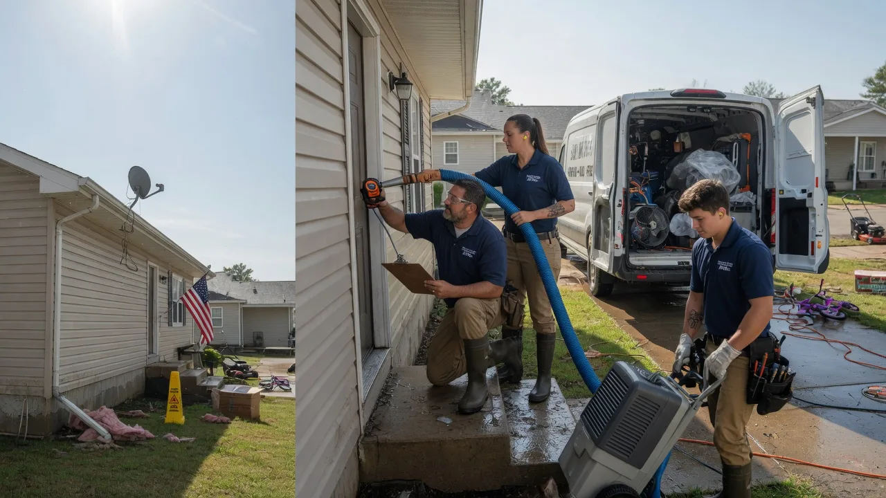 Ceiling Water Damage Restoration in Pedricktown, NJ near me
